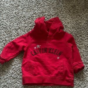 Calvin Klein Kids Red Hoodie